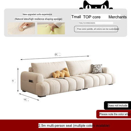 DIPU Livia French Cream Charging Sofa from DIPU
