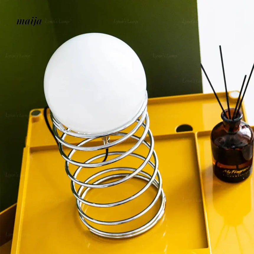 LYNN Classic Silver Table Lamp from Lynn's Lamp
