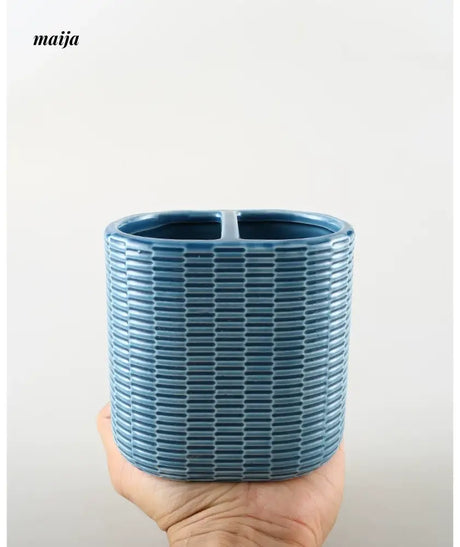 KULE HOME Brick Student Ceramic Pen Holder Organizer from KULE HOME