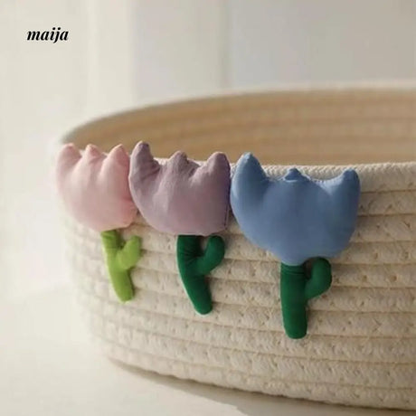 MUYE Tulip Woven Storage Basket from MUYE