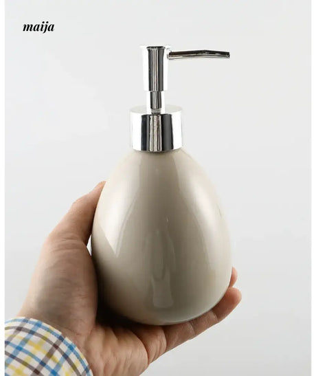 KULE HOME Ceramic Lotion Bottle with Sponge Base from KULE HOME