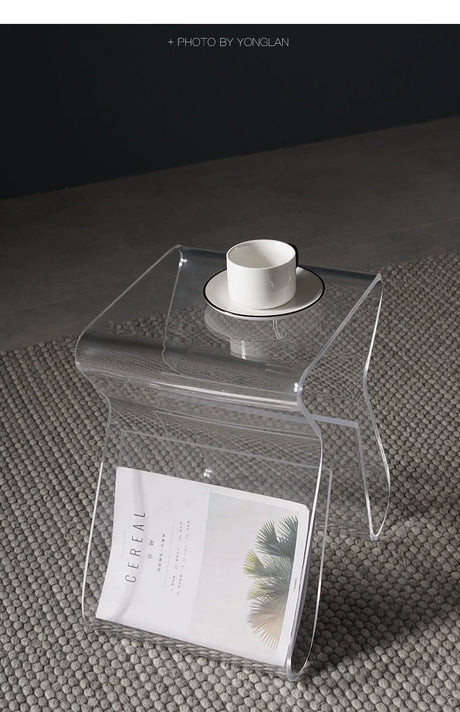 LAZYSPACE Mila Transparent Coffee Table from LAZYSPACE