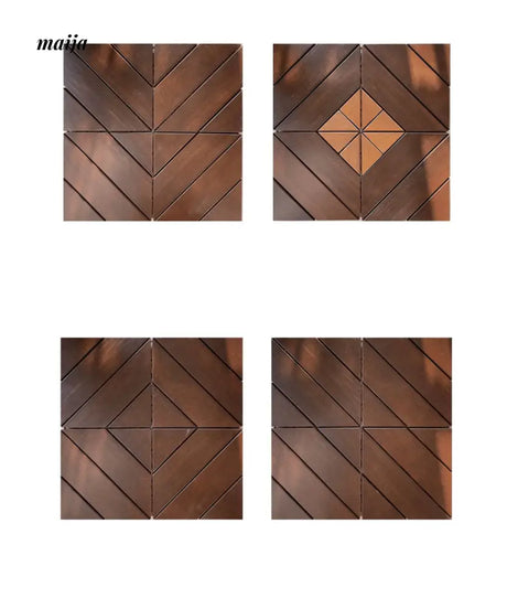 Cherry Wood Outdoor Floor Tiles from maija