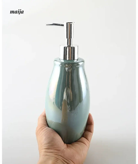 KULE HOME Pearlescent Ceramic Shower Gel and Lotion Holder from KULE HOME