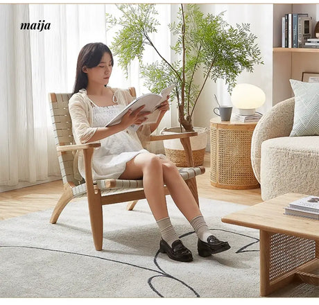 19 DREAM SPACE Solid Wood Sofa Chair from 19 DREAM SPACE