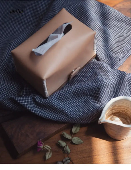 MUMO Chloe Solid Wood Tissue Box from MUMO