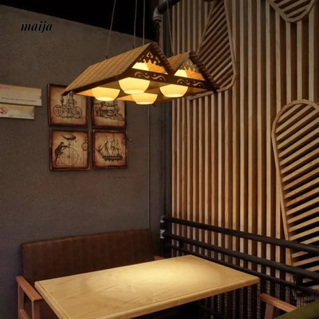 ZHONGSHAN Retro Ceiling Lamp with Bamboo Light from ZHONGSHAN