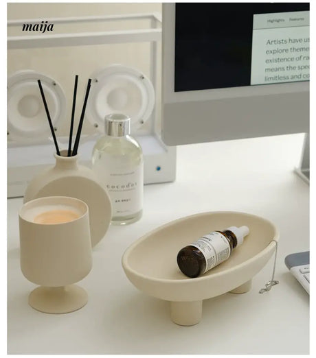 WENSHUO Cream Soap Holder Set from WENSHUO