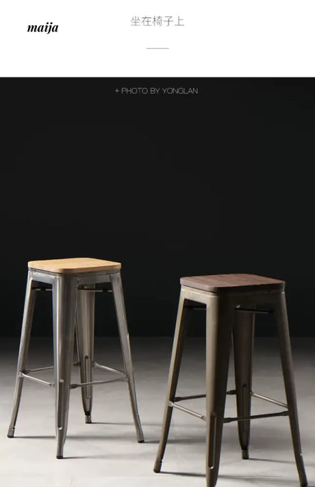 LAZYSPACE James Industrial Bar Chair from LAZYSPACE