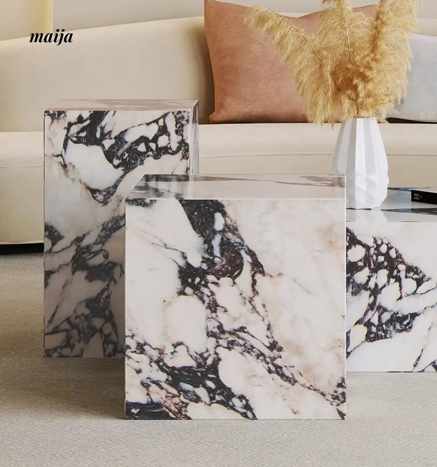 Marble Rock Slab Coffee Table from maija