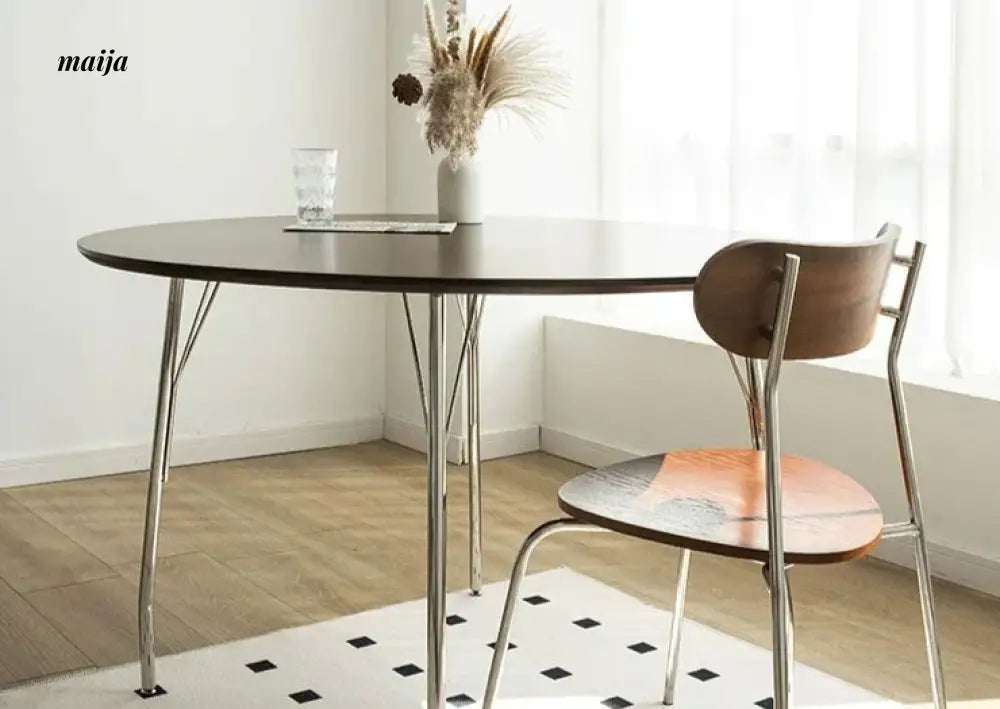 MOODSTORM Lilli Simple Iron Dining Table and Chair Set from MOODSTORM