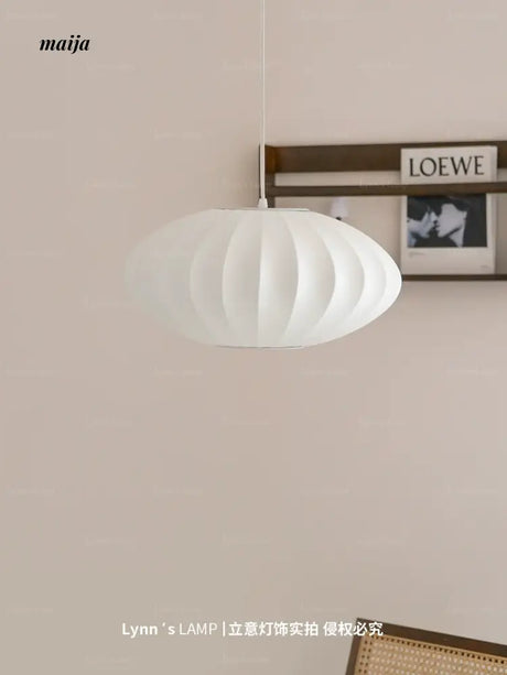 LYNN White Japanese Ceiling Lamp from Lynn's Lamp