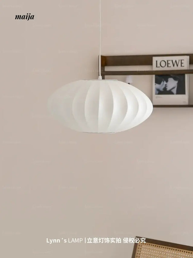 LYNN White Japanese Ceiling Lamp from Lynn's Lamp
