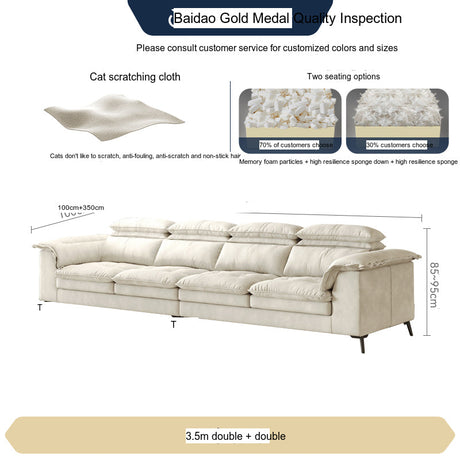 FASATI Jasper Elegant Down-Filled Minimalist Sofa from FASATI