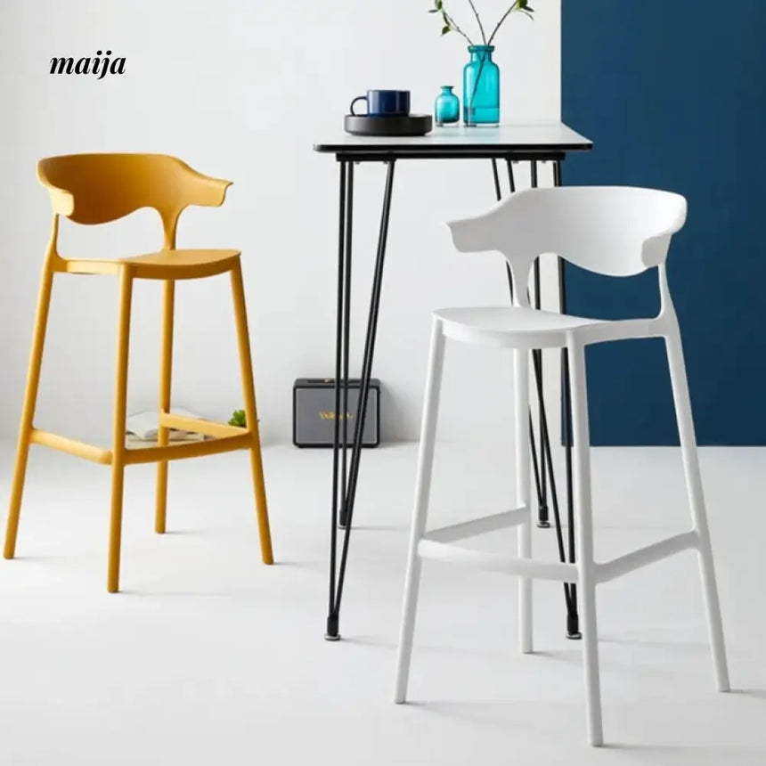 Lotus Plastic Bar Stool