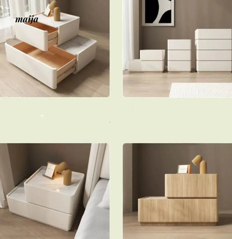 Building Block Bedside Table from Mufanli