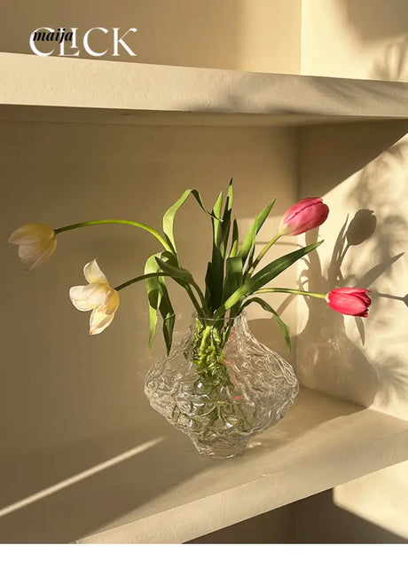 CLICK Glacier Glass Vase Large Space Decor from CLICK