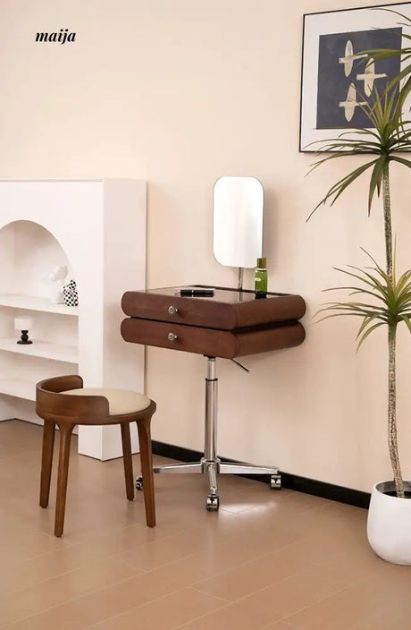 Retro Solid Wood Dressing Table from maija