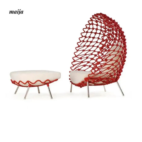 MUJU Fish Net Outdoor Single Sofa from MUJU