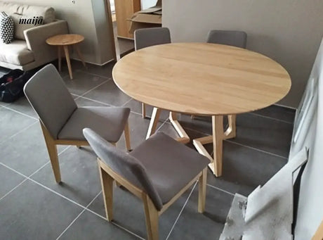 Hinata Round Dining Table and Chair from maija