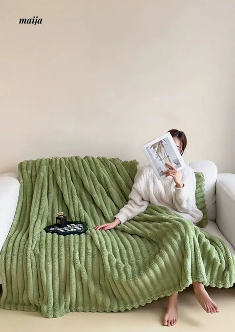 Rabbit Plush Blanket from maija