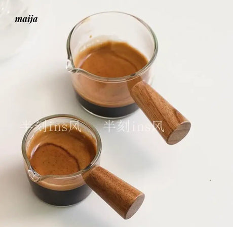 BANKE Japanese Mini Glass Milk Cup with Handle from BANKE