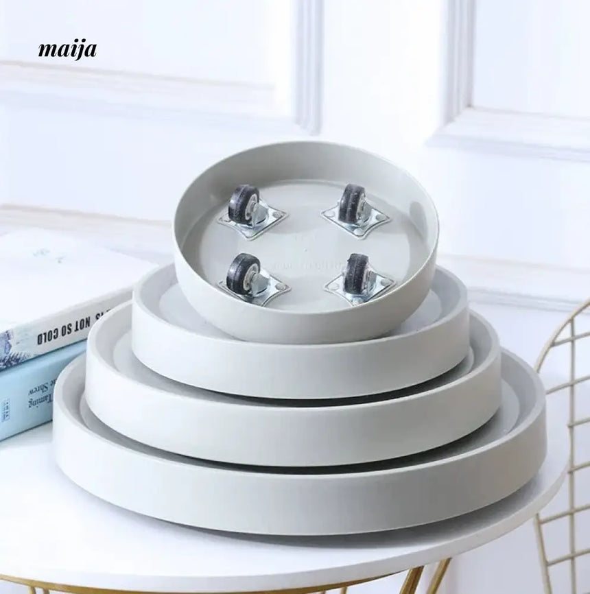 Retro Thickened Plastic Universal Flowerpot Pulley Disk from maija