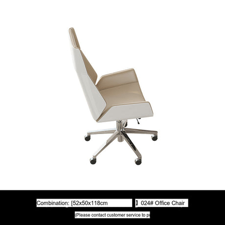DIPU Isla Italian Minimalist Rock Plate Desk from DIPU