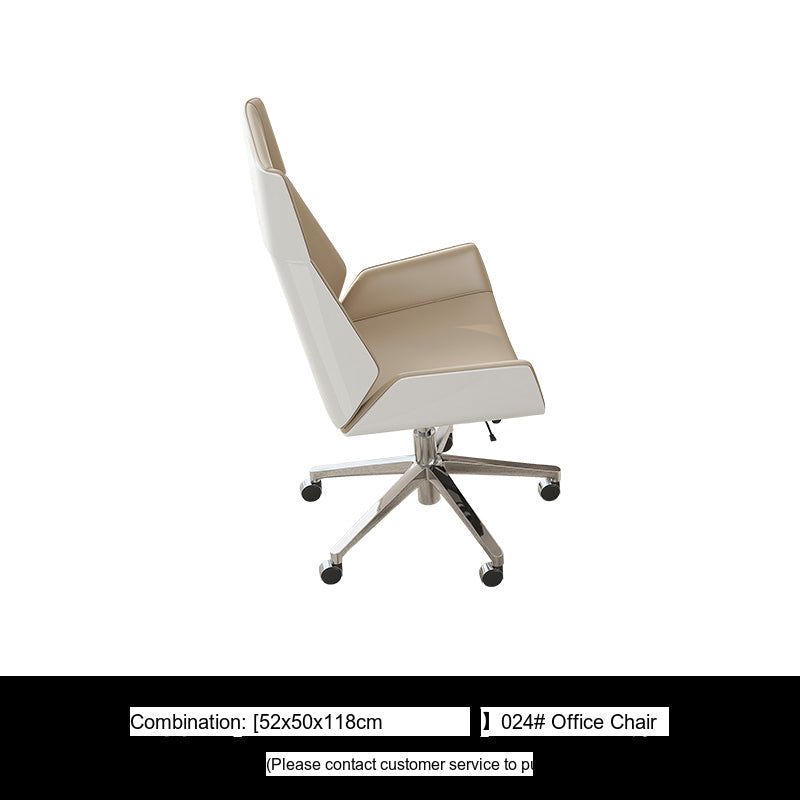 DIPU Isla Italian Minimalist Rock Plate Desk from DIPU