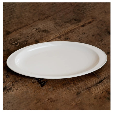 MUMO Jacob White Porcelain Fish Plate from MUMO