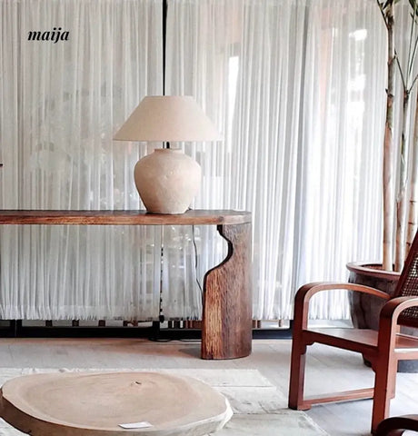 Elm Solid Wood Console Table from maija