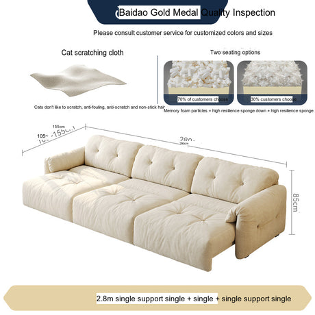 FASATI Orlando Plush Telescopic Sofa Cloud from FASATI