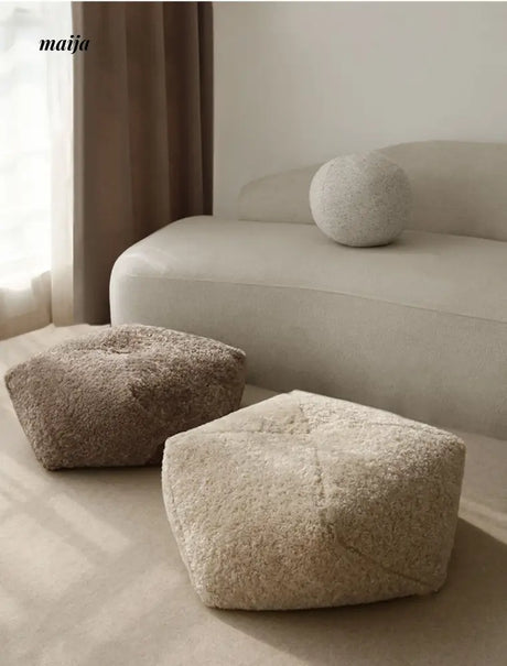 Origami Fleece Ottoman from maija