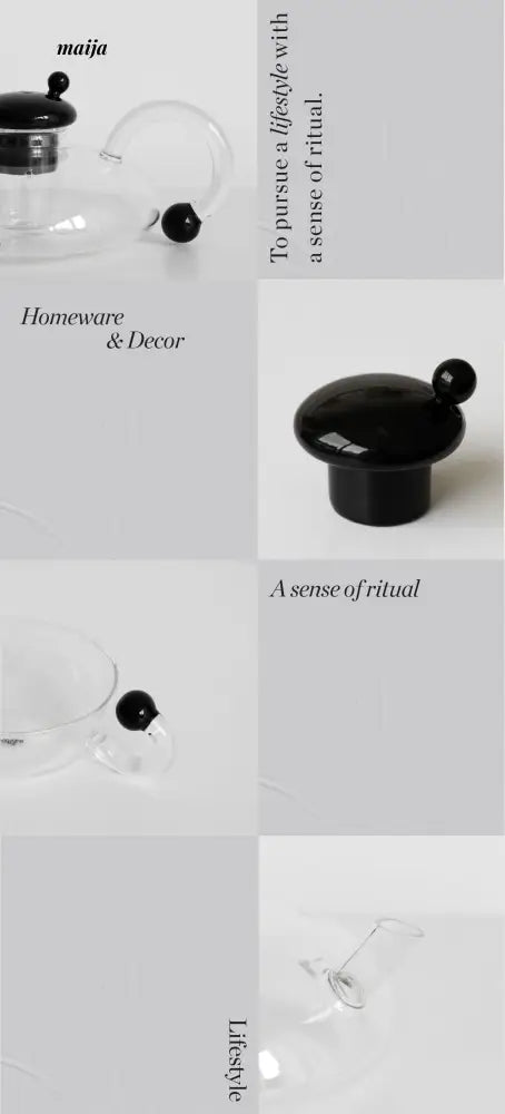 Antoine Glass Tea Sets from MOREOVER