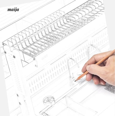 PISHE Over Sink Dish Rack from maija