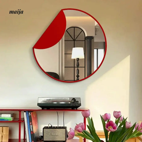 The Story Of Time Red Wall Mirror from maija