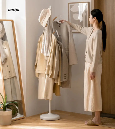 LAZYCORNER Simple Vertical Coat Rack from maija