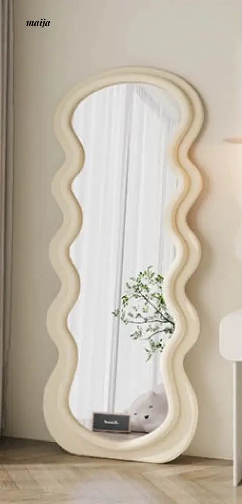 Wide Frame Wavy Mirror from Yueyang