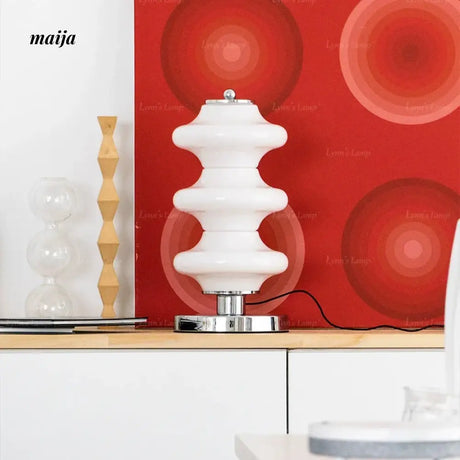 LYNN Bauhaus Glass Table Lamp from Lynn's Lamp