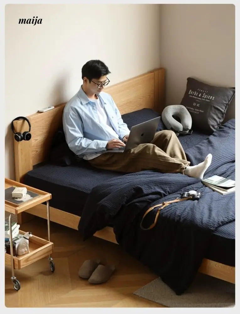 GENJI Hobart Solid Wood Bed from GENJI