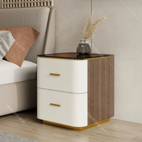 GEPH Theo Cream Bedside Storage Cabinet from GEPH