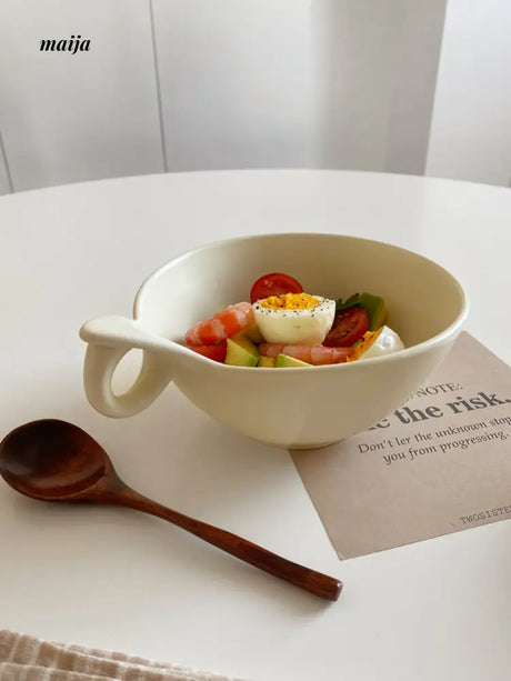 Hailey Ceramic Cereal Bowl from maija
