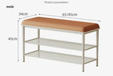 Shayla Cream Shoe Rack from Yeter