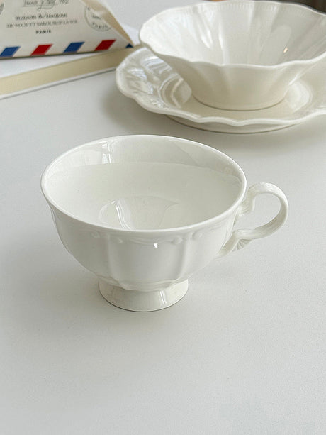 YASUKI Lila Exquisite Retro Ceramic Dessert Set from YASUKI