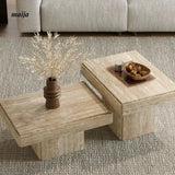 Sana Natural Travertine Coffee Table from maija