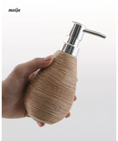 KULE HOME Ceramic Shower Gel and Lotion Bottle from KULE HOME