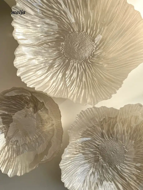LIVETAI Modern Glossy Petal Crystal Flower Bowl from maija