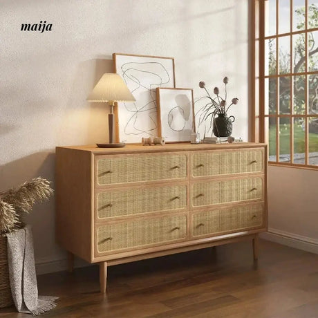 HARUNO Betty Rattan Drawer Cabinet from HARUNO