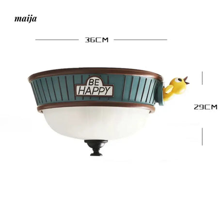 QXWD Little Bird Ceiling Light Children's Room from QXWD