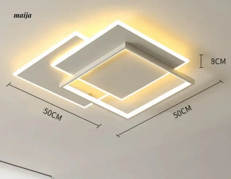 GVG Looping Rectangles Ceiling Lamp from GVG